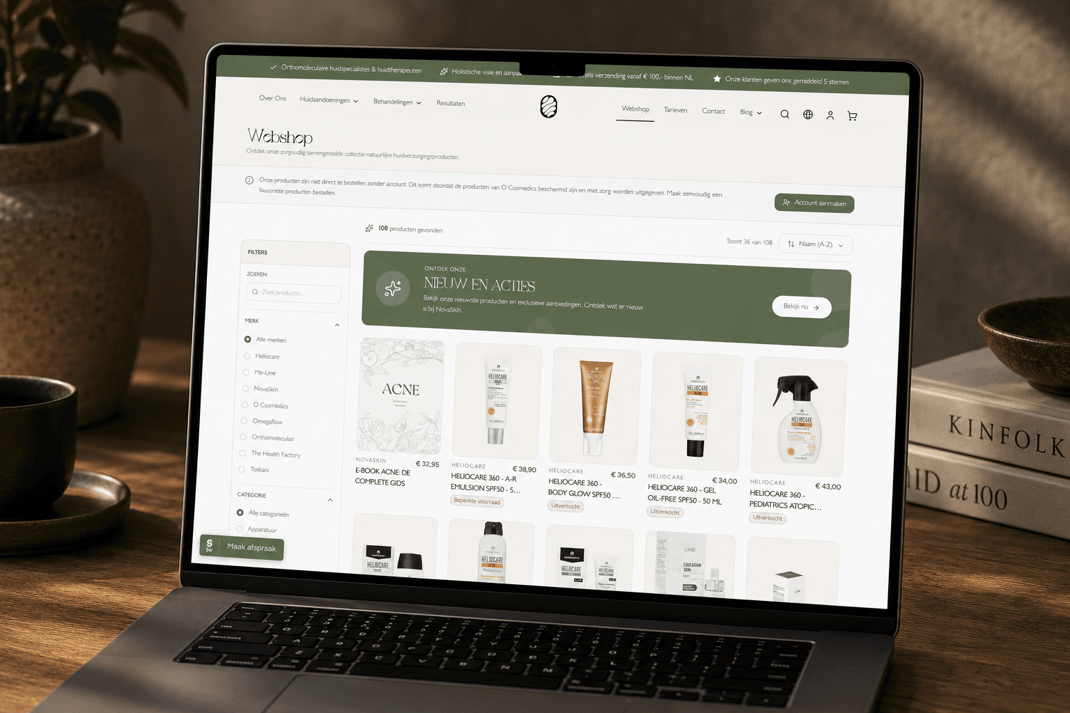 NovaSkin webshop
