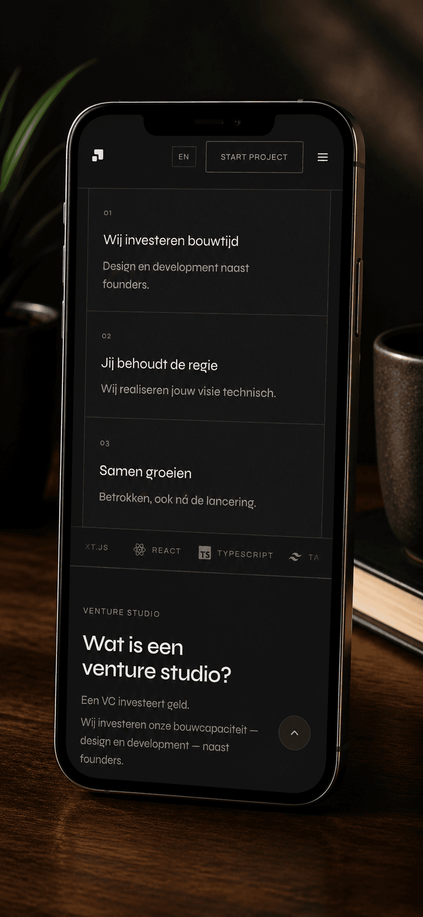 Studio Groei on mobile