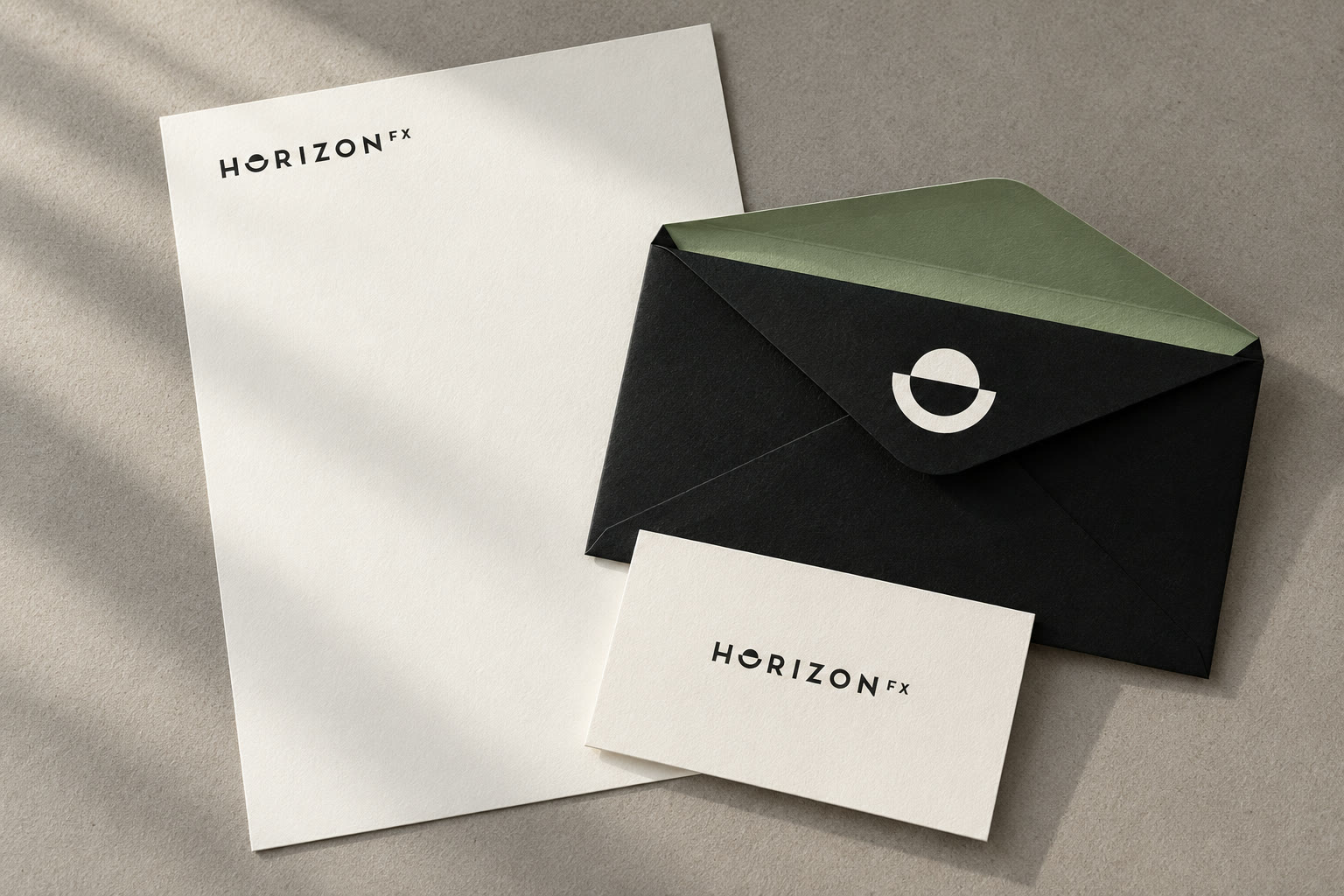 Briefpapier en envelop van HorizonFX