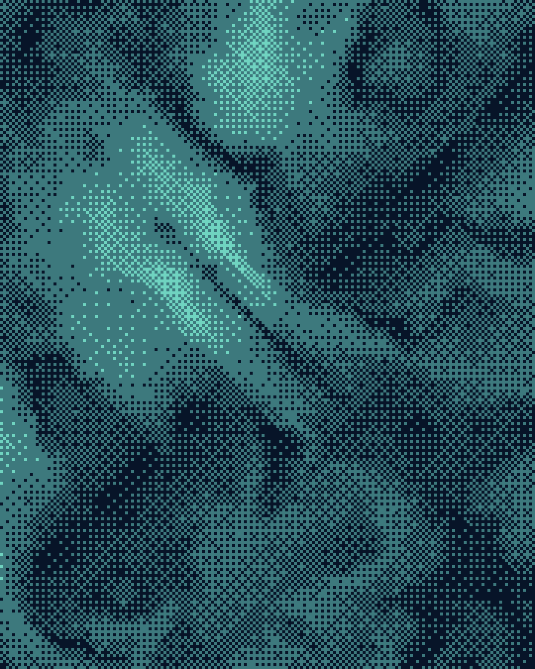 Rook in mint dither