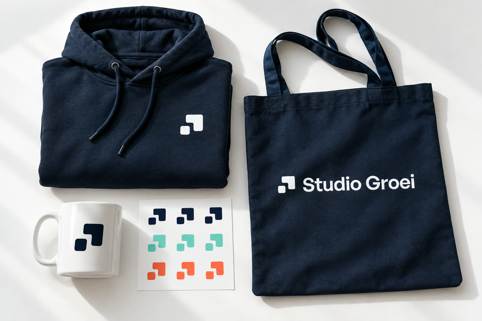 Merchandise van Studio Groei